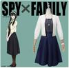 Anime Spy×Family Yor Forger Cosplay Costumes White Coat Skirt Set Wig Necklace Yor Briar Earrings Headwear Daily Dress Outfit