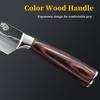 7CR17 Stainless Steel Kitchen Knife Sharp Butchers Knives Damascus Laser Pattern Chef Knife Cleaver Sharp Filleting Kitchen Tool