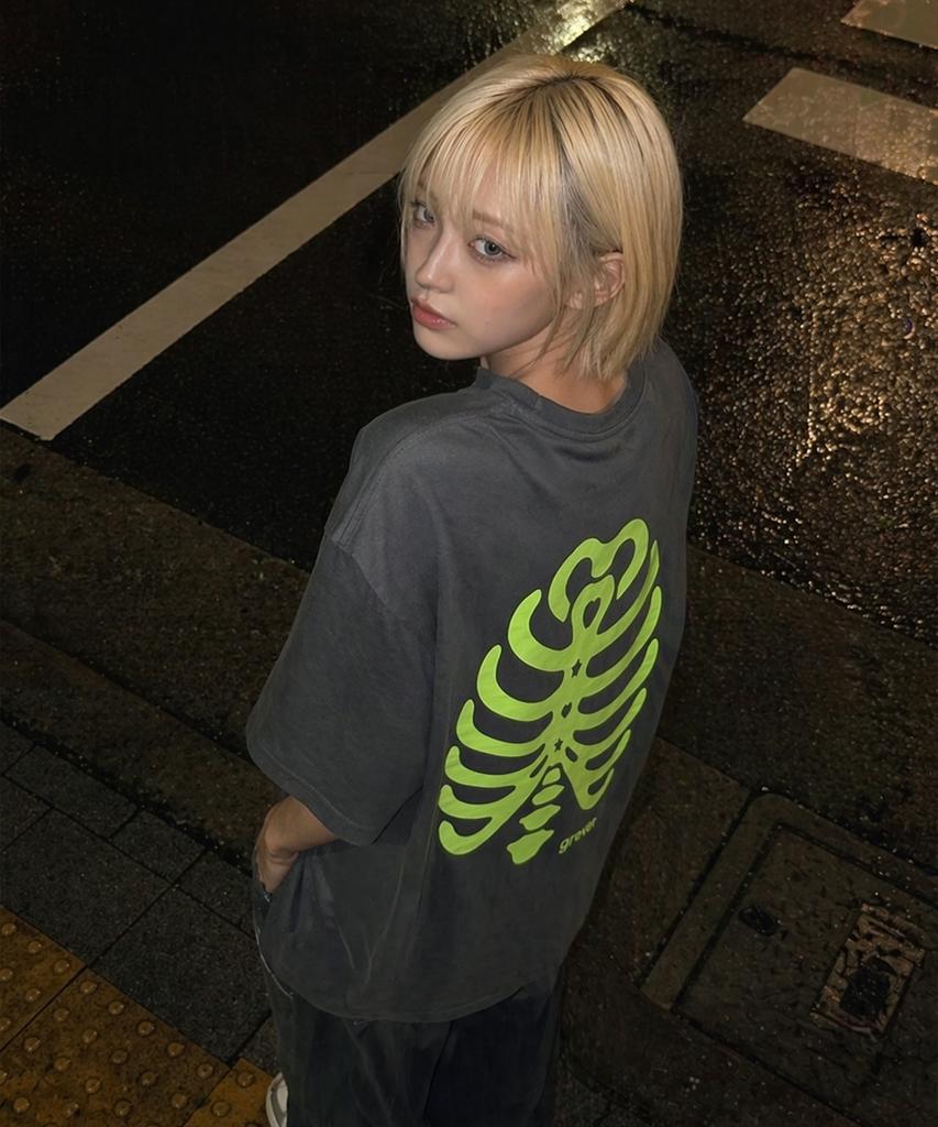 GRAVER [Unisex] Rib Short Sleeve T-Shirt_4 Colors