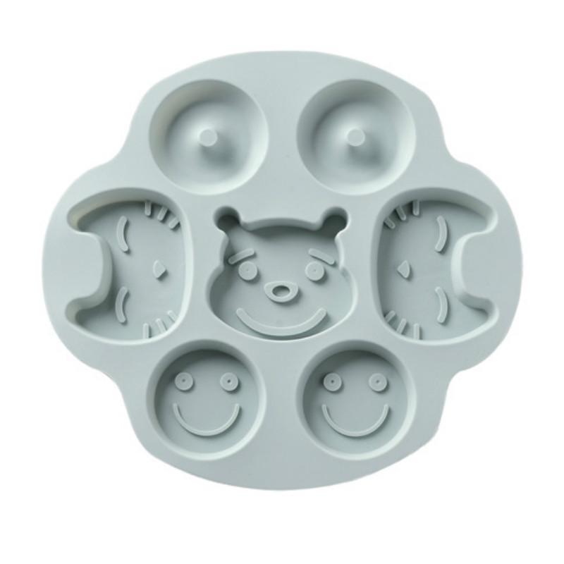 Силиконовая форма для торта 7, форма для выпечки в форме пончика с изображением мультфильма, котенка, медведя