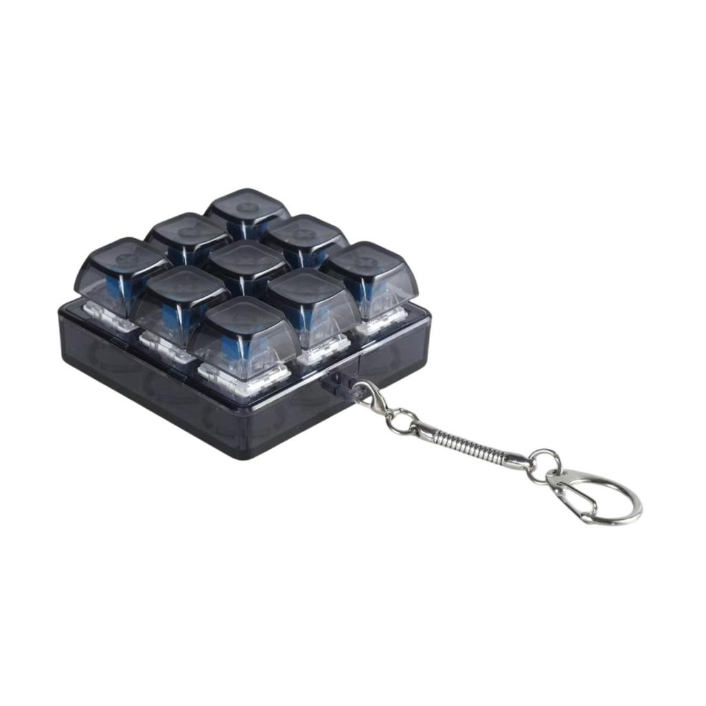 Keyboard Fidget Lightweight Cube Unique Black