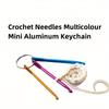 3 шт./набор 5 наборов Разноцветные Мини Алюминиевые Брелоки Крючки для вязания Крючки для рукоделия Инструменты Вязальные спицы