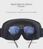 Dual-Layer Anti-Fog Cylindrical Ski & Mountaineering Goggles for Myopia