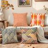 rustic weave texture Cushion Cover Premium Comfort Reversible Pillow Cove Two in One Design for Any Room  Car Interior