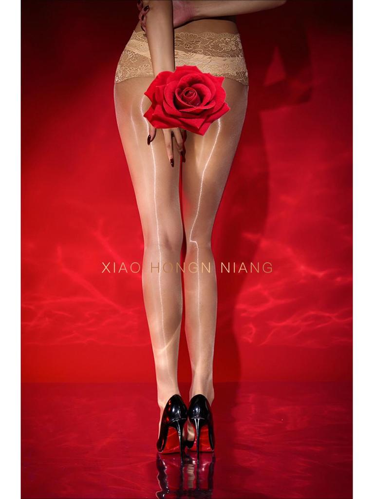 Сицилия Аврора Бесшовные черные кружевные трусики-колготки с завышенной талией - Супертонкие и шелковистые летние чулки