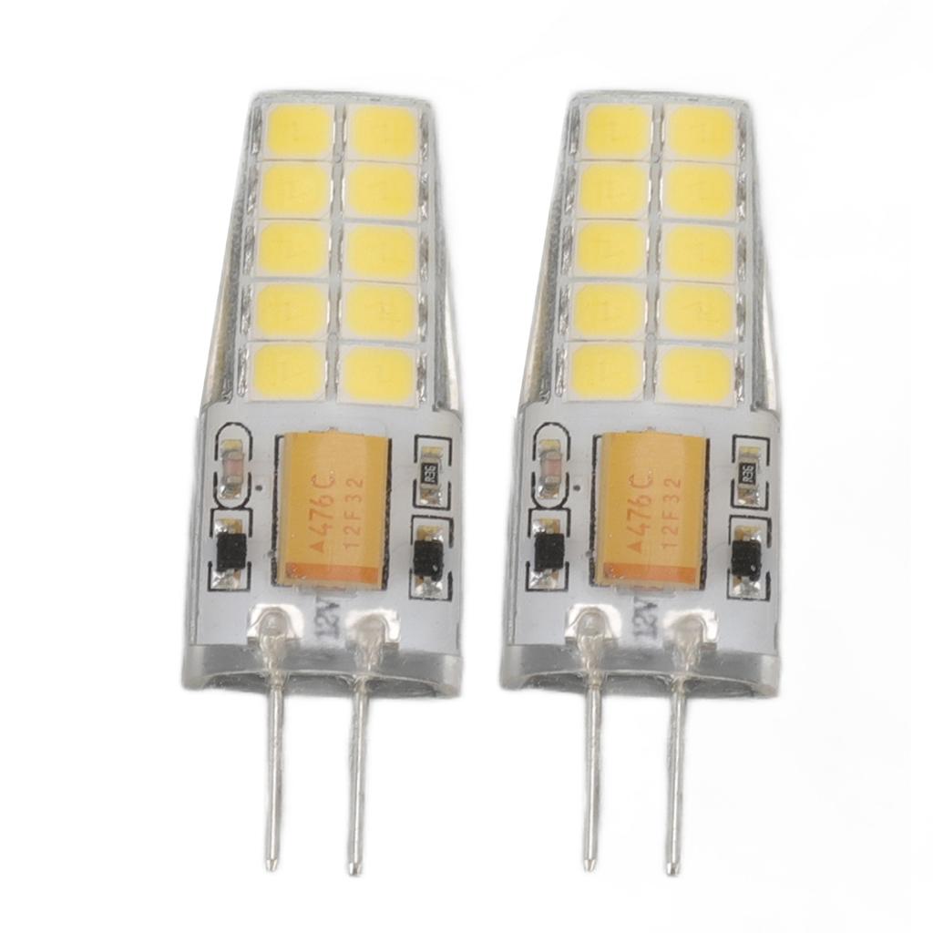 2 шт. G4 светодиодная лампа 12 В 2 Вт белый свет энергосберегающая светодиодная лампа для офиса, зала, бара, дома