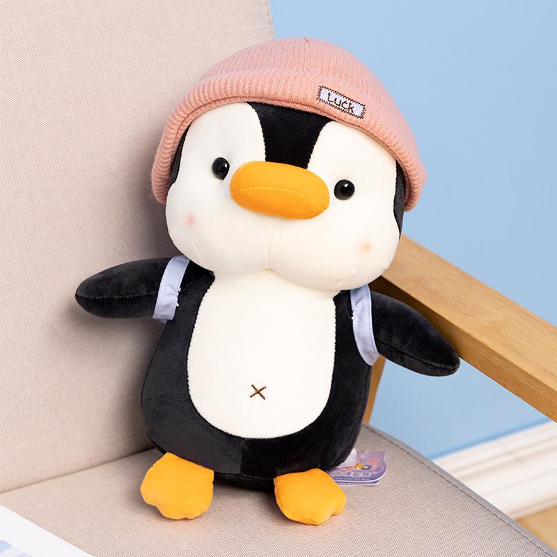 Мягкая игрушка Пингвин Плюшевая игрушка для девочек, мальчиков и малышей — пушистая мягкая игрушка для обнимашек и игр, Мягкая игрушка Пингвин Мягкая игрушка в подарок