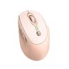 Wireless Mouse, Bluetooth & 2.4G Dual Mode, Quiet Design, Type-C Rechargeable, Optical, 6 Buttons, 3 DPI Settings, Compact, for Women,