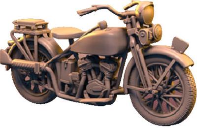 IDAP Technology Масштаб 1/48 Японский Военный Мотоцикл Типа 93 Рикуо Комплект для 3D-печати PD48159