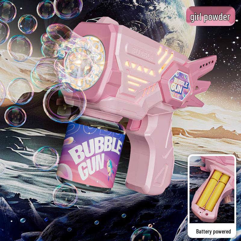 Unicorn Electric Bubble Maker: Kids' Automatic Light-Up Bubble Gun Gift