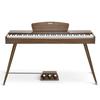 Donner DDP-80 Digital Piano, 88 Keys, Hammer Action, Wooden Construction, MIDI Compatible, 3 Pedals, Stand, Adapter Included, Perfect for Beginners an