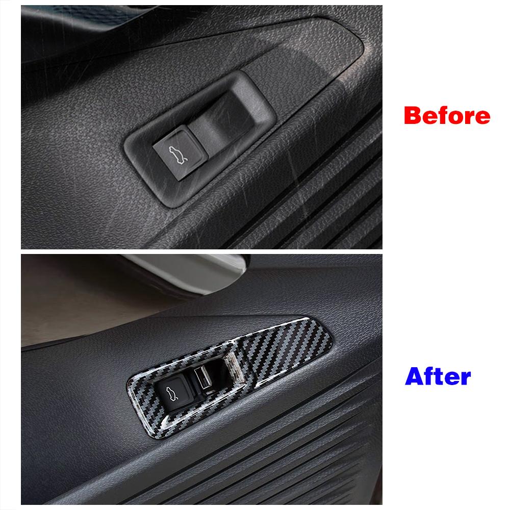 Для Volkswagen VW ID.4 ID4 2024 2024 2024 Автомобильная центральная консоль, задняя крышка багажника, кнопка переключения, рамка, декоративная наклейка, отделка