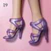 21 Styles Foot Length 2.2cm Fashion High Heels Shoes Accessories Doll Shoes 1/6 Dolls Boot