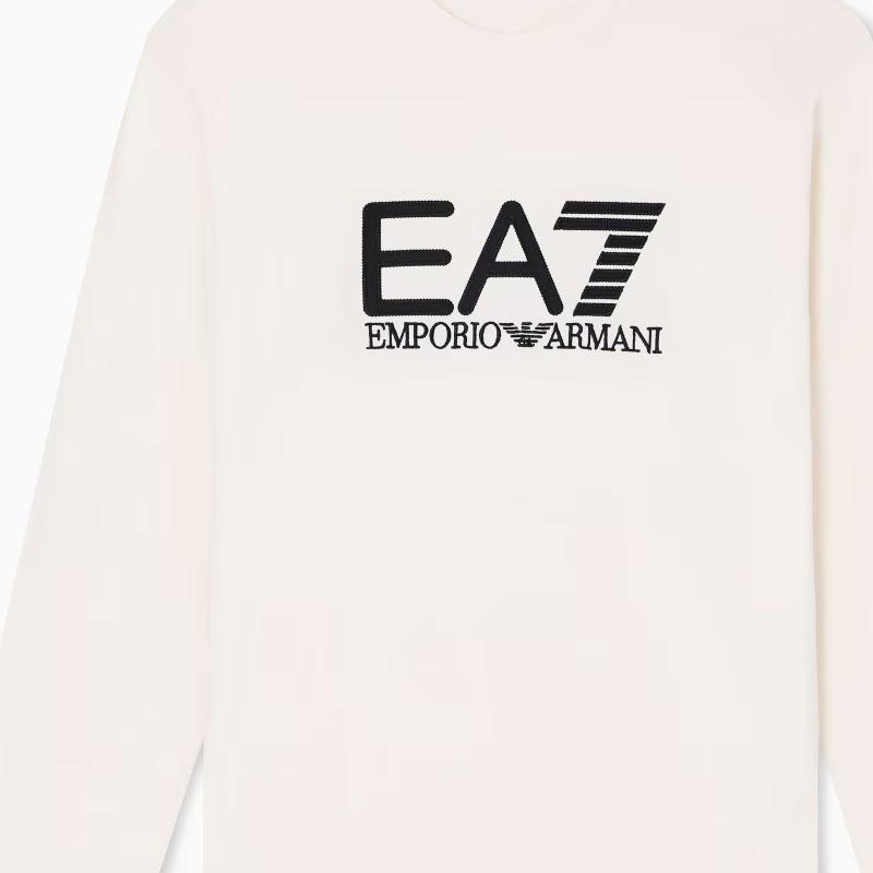 Emporio Armani Мужская футболка EA7 из хлопка, однотонная, с логотипом, с круглым вырезом, с коротким рукавом, мужские топы 7M000900-AF10373-M1166