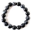 Celestial Eye AAA Bracelet 12mm Power Stone Natural Stone Prayer Beads Inner Diameter [GOLD STONE] Approx. 15.5cm