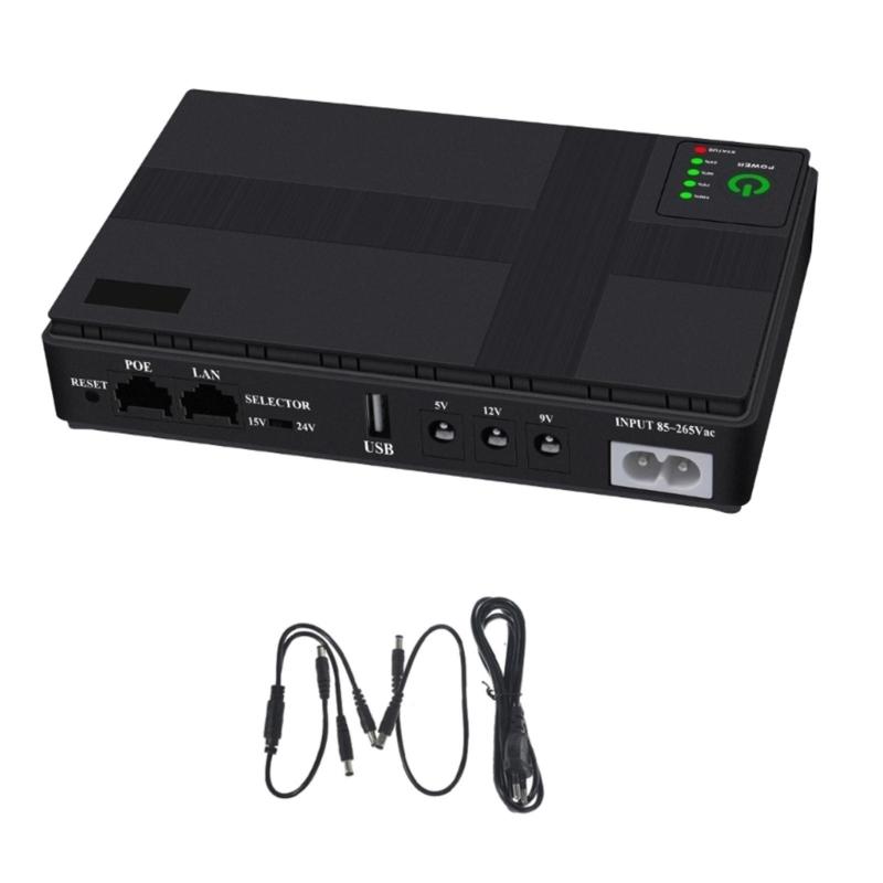 8800mAh/10400mAh источник бесперебойного питания DC 5V 9V 12V UPS источник питания для Wi-Fi роутера камеры безопасности