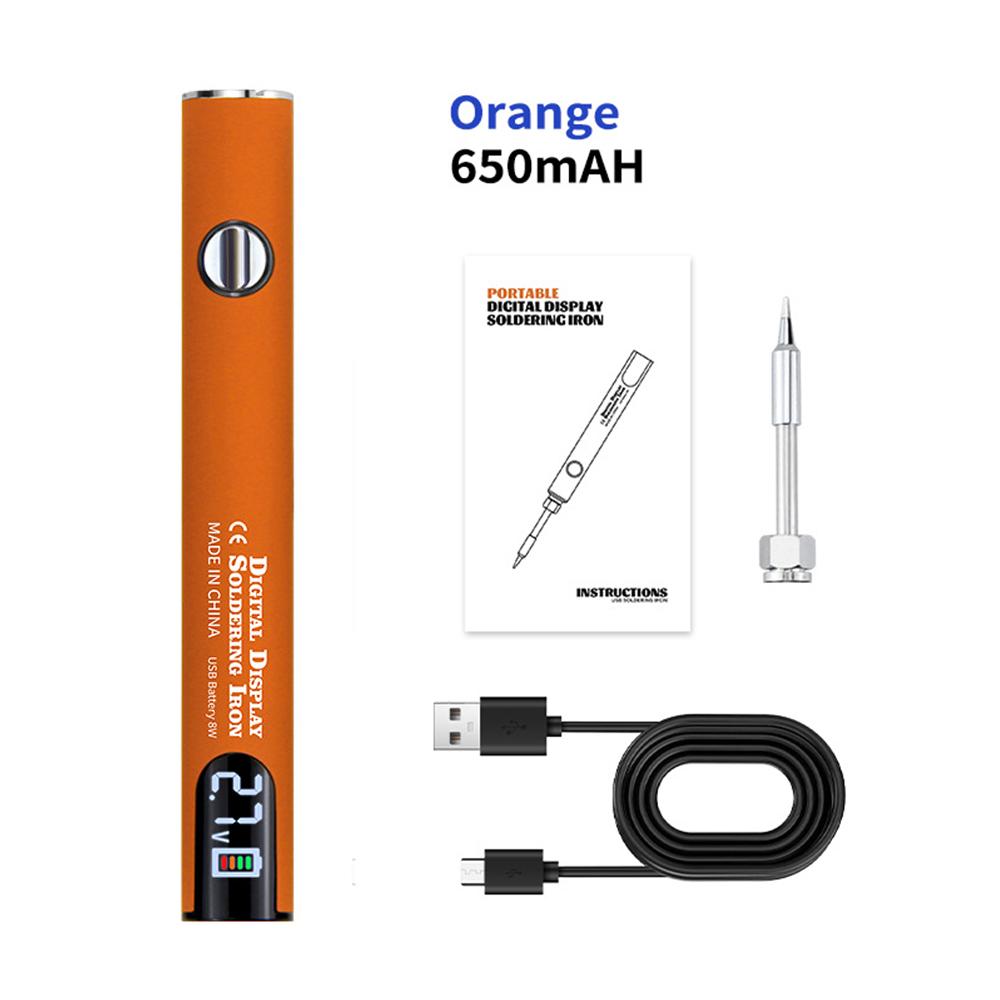 Беспроводная зарядка Электрический паяльник Припой Регулируемое напряжение и портативный дизайн 5V8W Быстрая зарядка Ремонт Сварочные инструменты