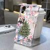 Чехол Christmas Tree Letter Snowflake Design для iPhone 17 Pro Max Чехлы iPhone 16 15 14 13 12 11 XS X XR 16E Air Cover
