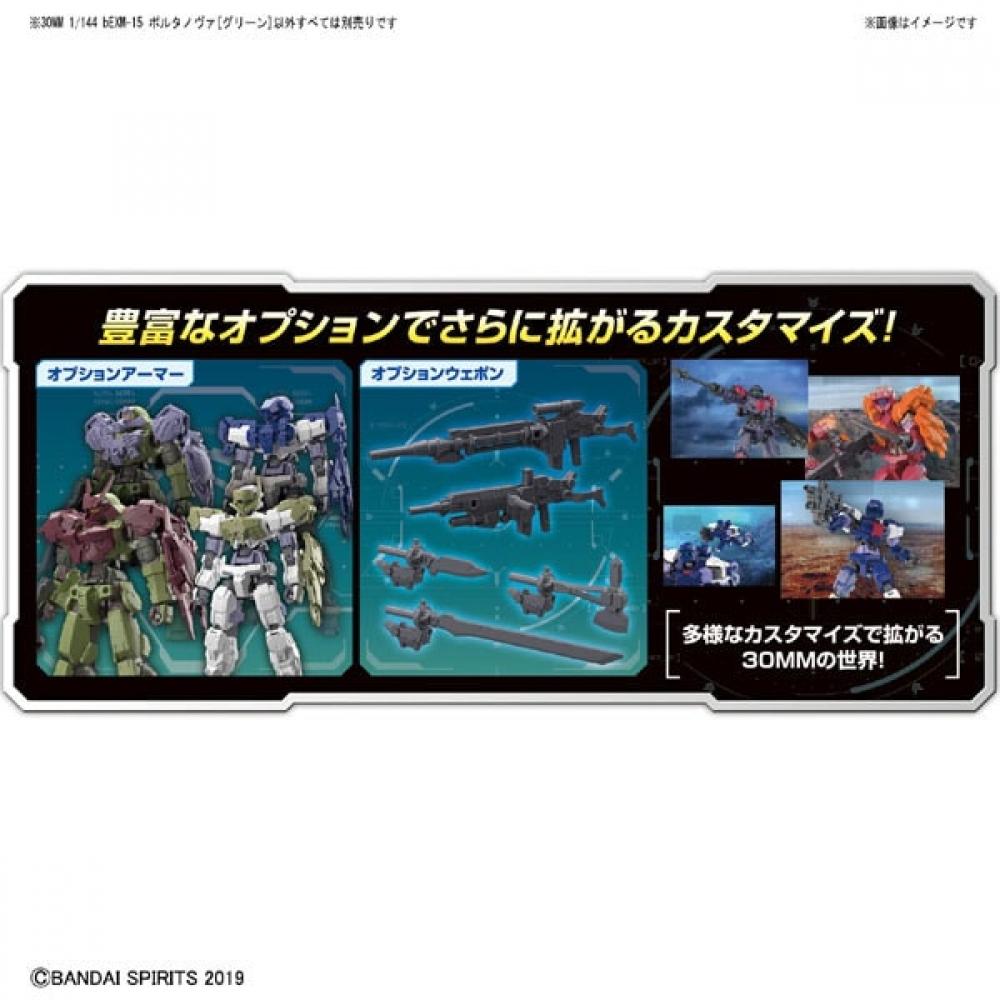 Bandai Spirits 30 Minutes Missions 1 144 Bexm 15 Porta Nova Зеленый [пластиковая модель 2024 7 Воспроизведено]