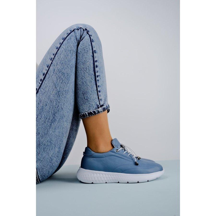 Женская повседневная обувь из натуральной кожи, кроссовки