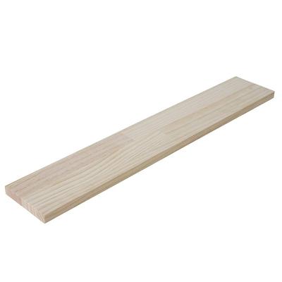 Heian Shindo Kogyo LABRICO настенная полка неокрашенное дерево ширина 60 x глубина 10 x толщина полка из ламинированной древесины сосны, текстура, 1,5 см, WSU-77