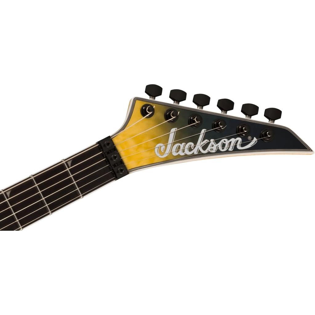 JACKSON Jackson Electric Guitar Pro Plus Series Ebony Amber Blue Burst with Gig Bag Soloist™ SLA3Q, Fingerboard,