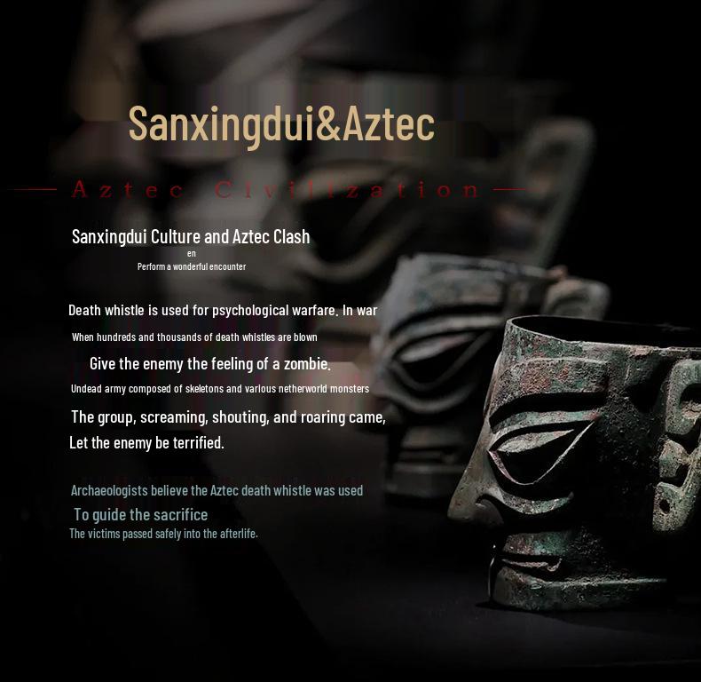 Sanxingdui Aztec Cultural Creative Prank Whistle