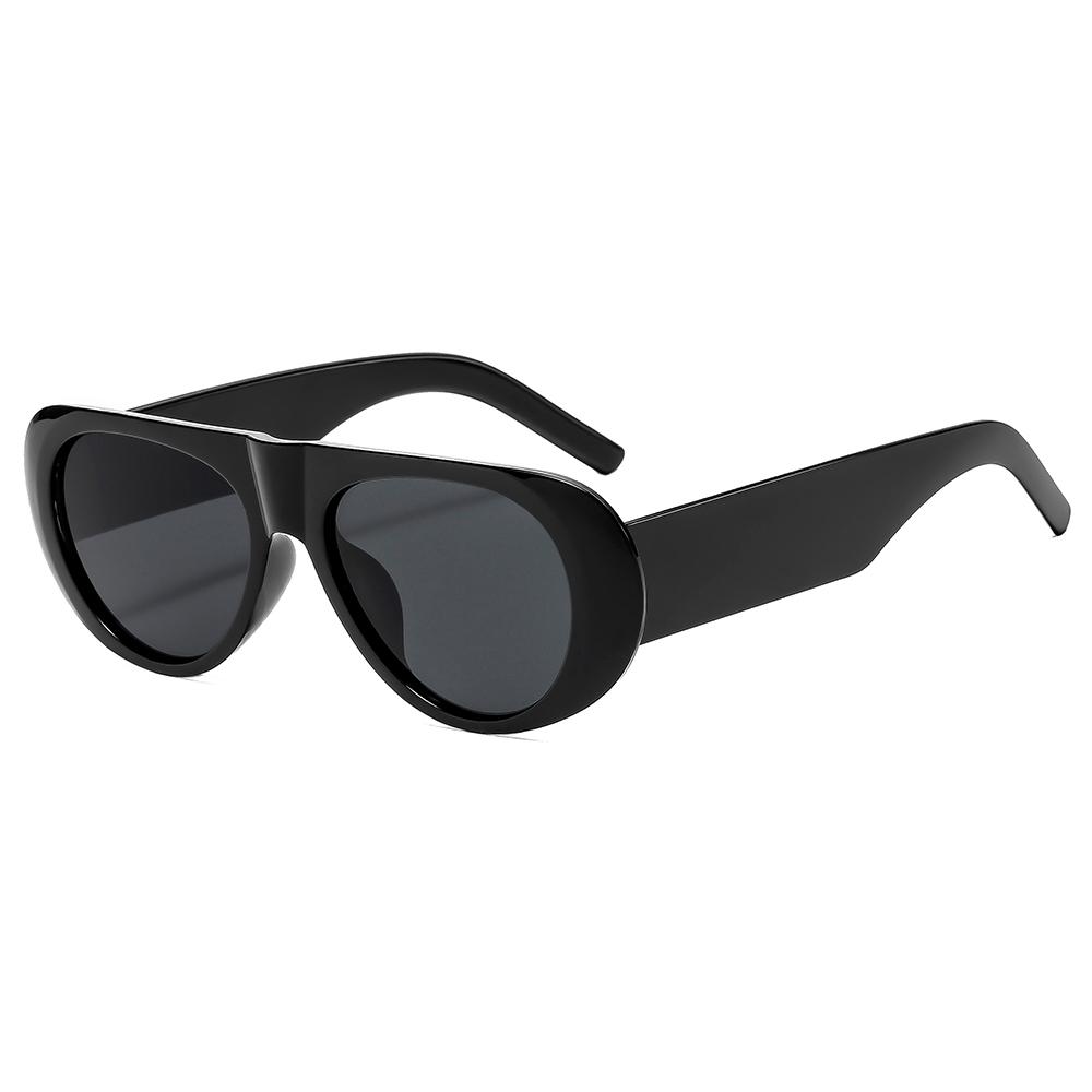 Oval Toad Frame Sunglasses Women Men Retro Simple Brand Sun Glasses Driving Climbing Female Male Eyeglasses