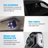 1080P Car Dash Cam 3 Cameras Front Cabin and Rear Driving Recorder 3 Channel DVR Cam with Loop Recording G-Sensor Black Box Car Accessories