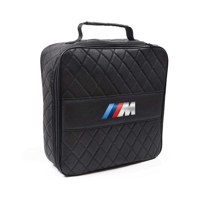 PU Leather Storage Bag For EV Charging Gun Magic Tape Stickers Accessories For BMW G80 G06 G07 G42 G14 G15 G16 F82 F20 F21 F83 M