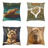 Чехол для подушки Capybara Home Animal Pet Nordic Throw Decor Case