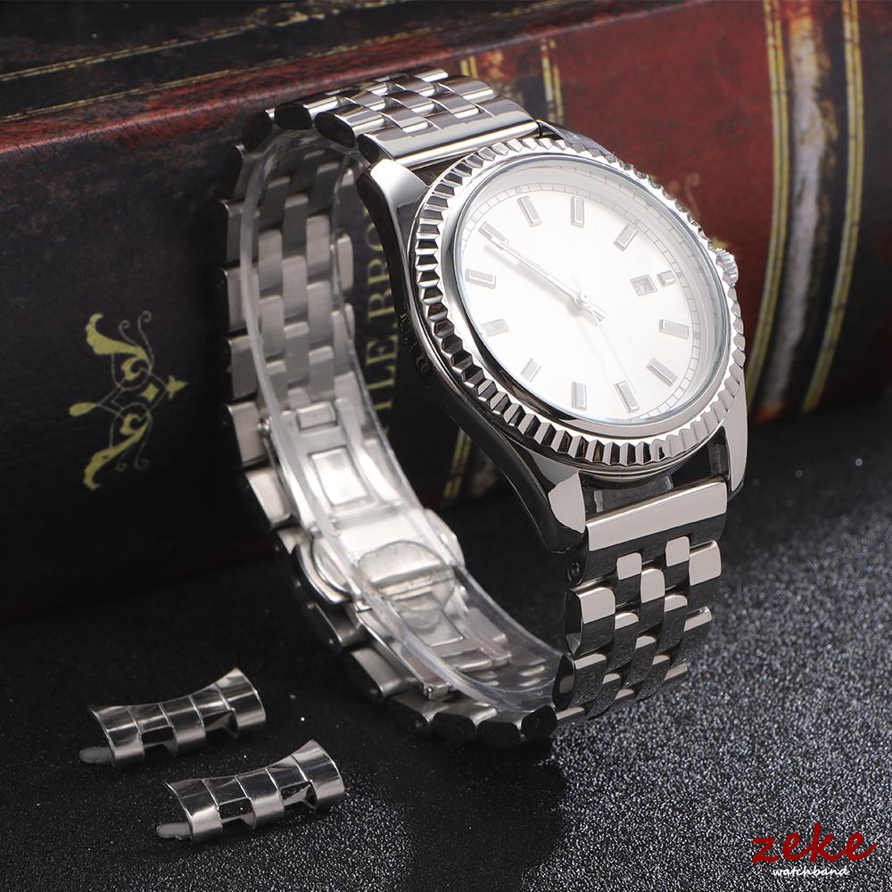 Ремешок для часов с изогнутым концом 18 мм 20 мм 22 мм Цельный браслет для часов из нержавеющей стали для Tissot Застежка-бабочка Мужской Женский Универсальные ремешки