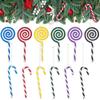 Christmas Plastic Candy Cane Lollipop Decorations For Home Party Holiday Christmas Decorations
