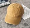 Женская и мужская хлопковая однотонная бейсболка, модная шляпа Snapback, женская уличная простая мытая винтажная кепка с козырьком, повседневная кепка, шляпа для женщин и мужчин