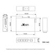 Неуправляемый промышленный Ethernet-коммутатор серии ITCOM IT168 для DIN-рейки