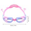 TOYMYTOY Swimming Goggles with Wide Field of Adjustable and Soft Silicone Cushion for and Underwater Use Kids' Anti-Fog View, Strap, Leak-Resistant,
