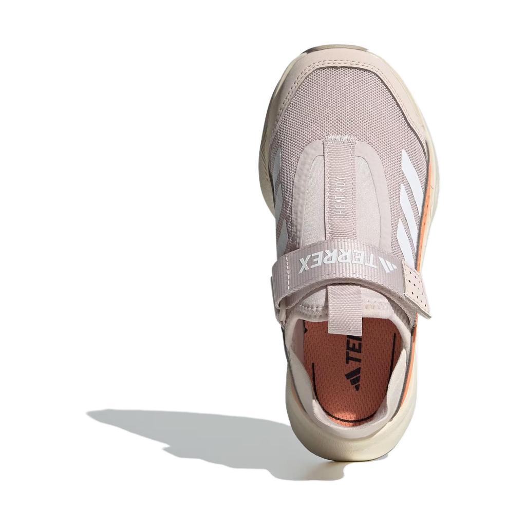 Adidas Terrex Удобные Мягкие Прочные Дышащие Влагоотводящие Амортизирующие Кроссовки с низким верхом Детские Кроссовки Розовый Оранжевый IE7627