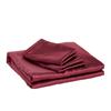 Luxury Bedding Sets 3PCS Solid Color Bed Cover Sets Silk Duvet Cover Set Summer Silk Sheets
