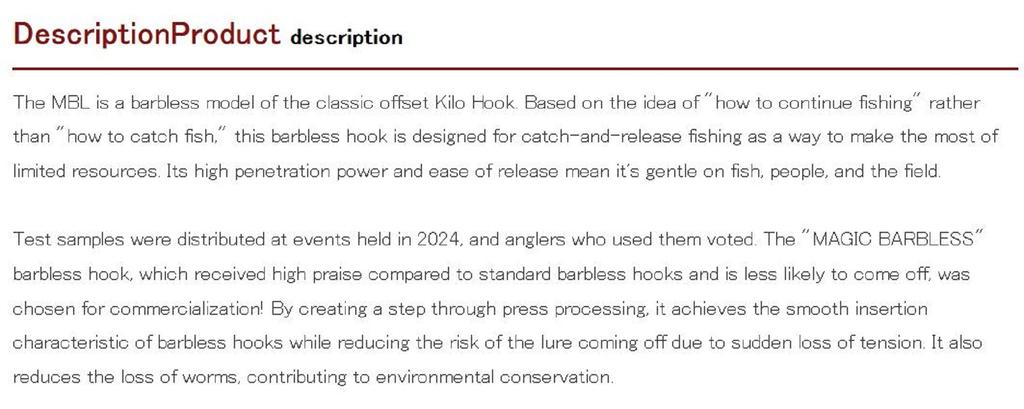 Decoy Worm 17KG Magic Barbless Offset Worm Hooks Size 3/0 (6163)