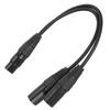 JORINDO JD6069 Кабель XLR гнездо - двойной XLR штекер Y-разветвитель аудио микрофонный кабель 0.3 м