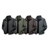 Mens Stand Collar Lightweight Windproof Water Repellent Outdoor Jacket Fall Hiking Casual Wear