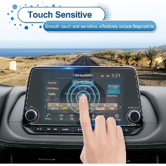 8-дюймовое навигационное закаленное стекло LCD Защитная пленка для экрана GPS с сенсорным экраном для Nissan Rogue