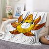 1PC One Piece Jolly Roger Logo Patterned Flannel Blanket Suitable For All Seasons For Home Decor Warmth And Comfort Gifts Holiday Present