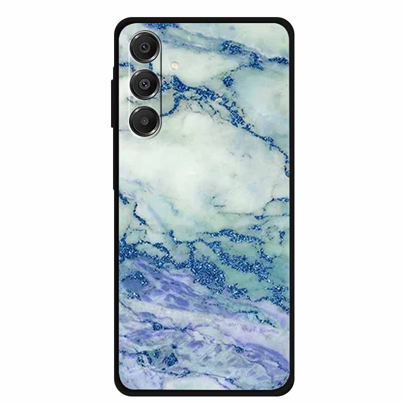 Для Samsung A17 A16 A15 4G 5G Чехол Мраморный ТПУ Мягкий Силикон Задняя Крышка Чехлы для Телефонов для SamsungA17 Водонепроницаемый Прозрачный Para