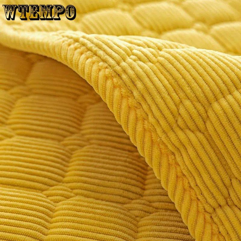 WTEMPO Домашняя плюшевая подушка для дивана, всесезонный универсальный простой современный противоскользящий чехол для дивана, универсальный чехол