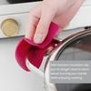 Yousheng 2Pcs Kitchen Pot Clip Bow-Shaped Cooking Oven Glove Silicone Pot Holders Non-Slip Grip for Hot Cookware