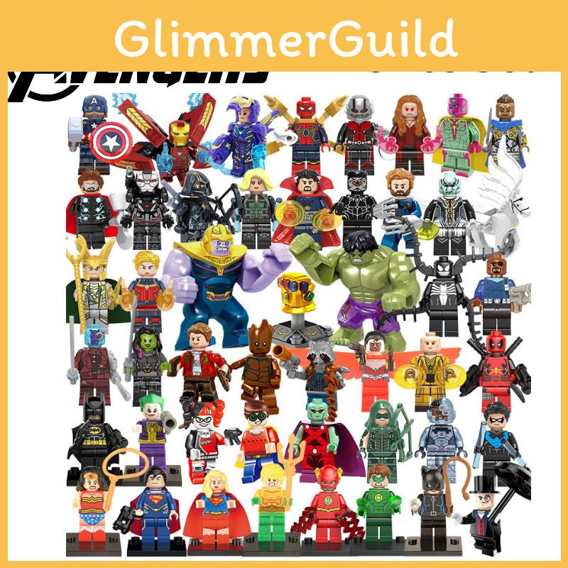 Высококачественный АБС-пластик Супергерой Мок Строительные блоки Набор игрушек Сделай сам для детей