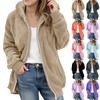 Children's Oversized Thickened Fleece Hoodie Kids' Solid Color Long-Sleeve Jacket