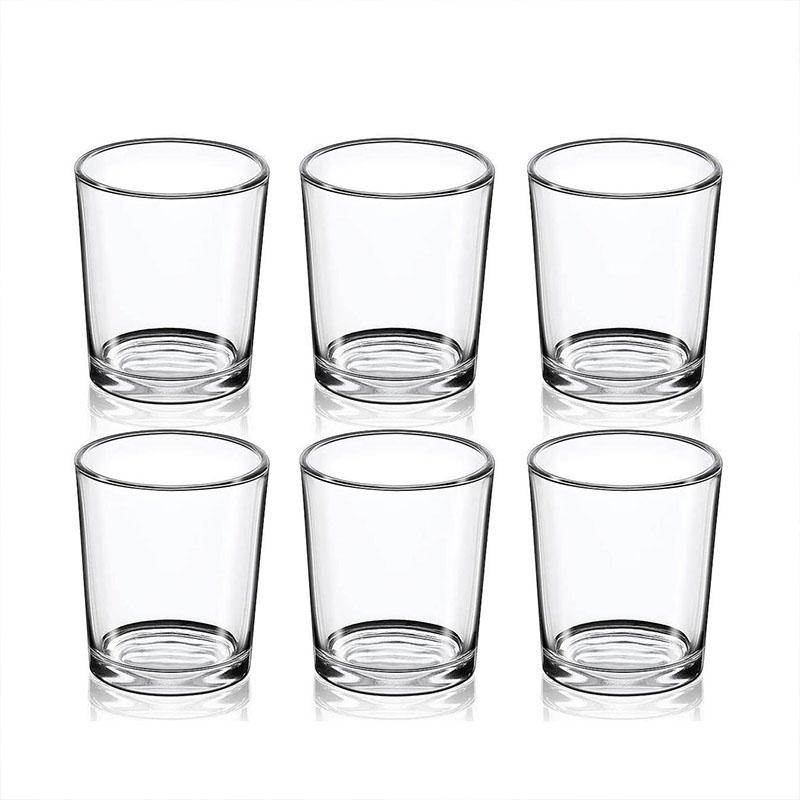 6/12 шт., прозрачный стеклянный подсвечник для чайной свечи, стеклянный держатель для свечей, прозрачный плавающий подсвечник для чайной свечи, оптом для центральных элементов стола и свадебного декора