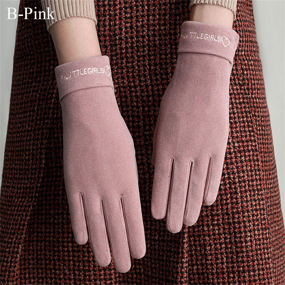 Touch Screen Warm Gloves Thickened Cycling Driving Gloves Daily Mittens  Men Women